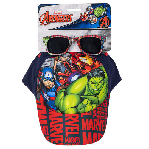 Marvel Avengers set cap + sunglasses