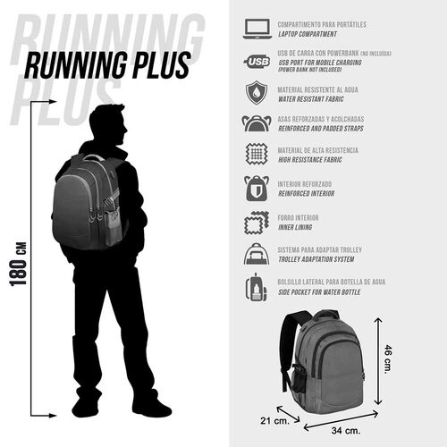 PRO DG Californ Running backpack 46cm