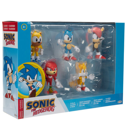 Sonic the Hedgehog pack 5 figures 6cm