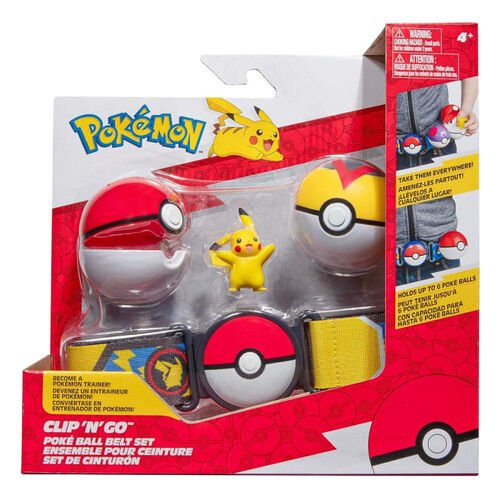 Pokemon Pikachu Poke Ball Belt set assorted