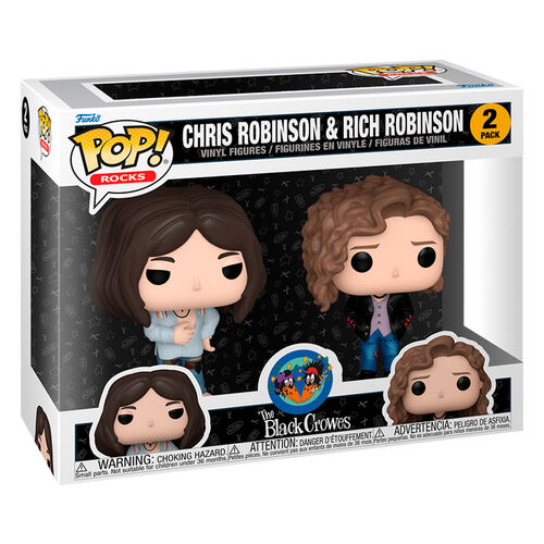 Blister 2 figuras POP The Black Crowes Chris Robinson & Rich Robinson