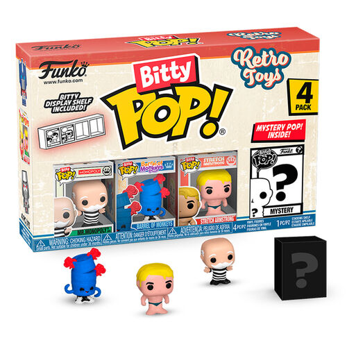 Blister 4 figures Bitty POP Monopoly