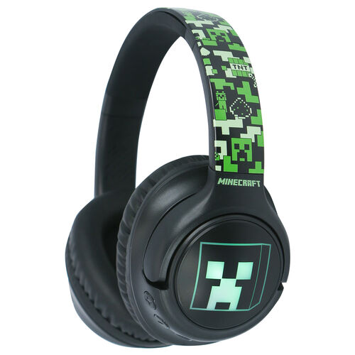 Minecraft wireless LED headphones