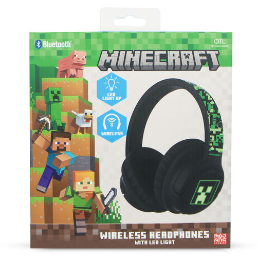 Minecraft wireless LED headphones