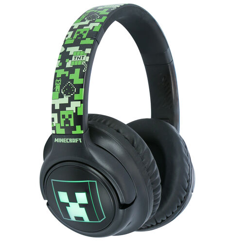 Auriculares inalambricos LED Minecraft