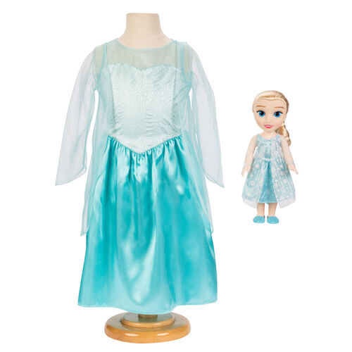 Mueca Elsa + Disfraz Frozen 2 Disney 38cm