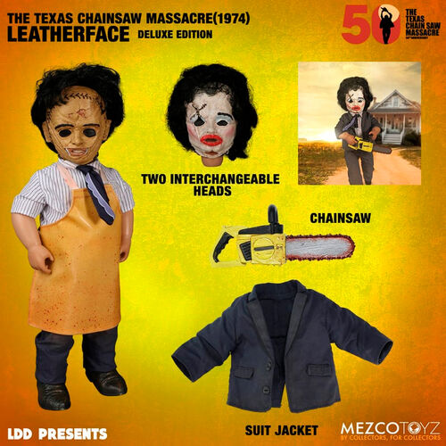 The Texas Chainsaw Massacre Leatherface Deluxe Edition 1974 doll 26cm