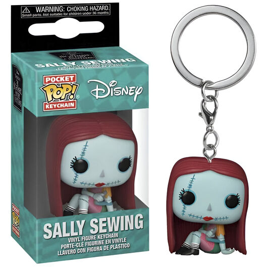 Llavero Pocket POP Disney Pesadilla Antes de Navidad Sally Sewing