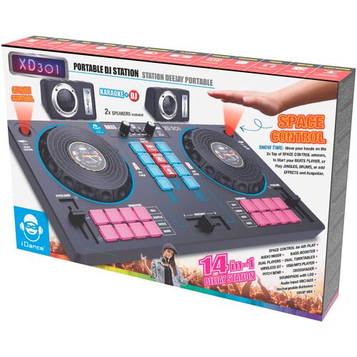 Portable DJ Station Speakers and Spatial Control 14 in 1