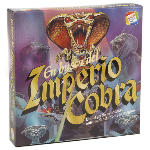 Spanish In Search of the Cobra Empire board game