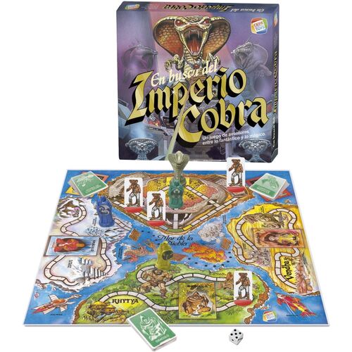 Spanish In Search of the Cobra Empire board game