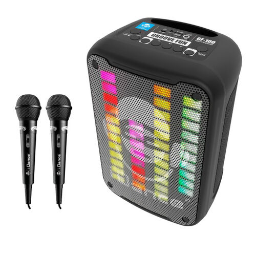 Karaoke Duo Grove Fun Neon 2 Microphones