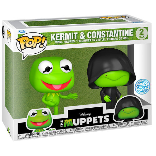 POP pack 2 figures Disney The Muppets Kermit & Constantine Exclusive