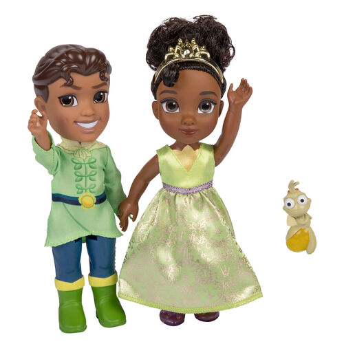 Muñeca Tiana + Naveen Tiana y el Sapo Disney 15cm