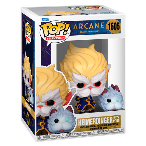 POP figure League Legends Arcane Heimerdinger with Poro