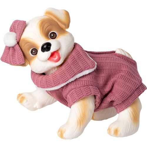 Baby doll reborn puppy romper and bow doll