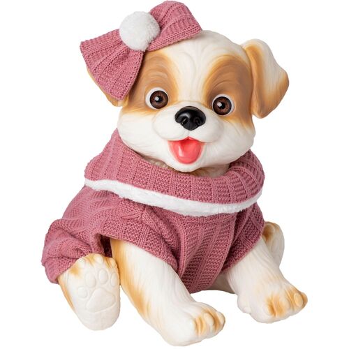 Baby doll reborn puppy romper and bow doll