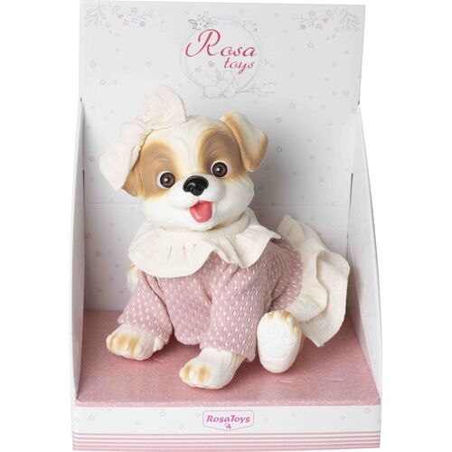 Mueco bebe reborn perrito vestido lana