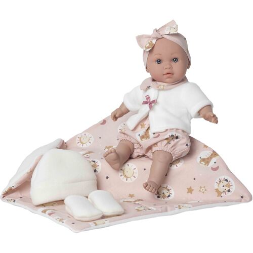 Baby doll reborn Lara cry blanket