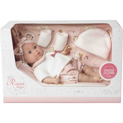 Baby doll reborn Lara cry blanket