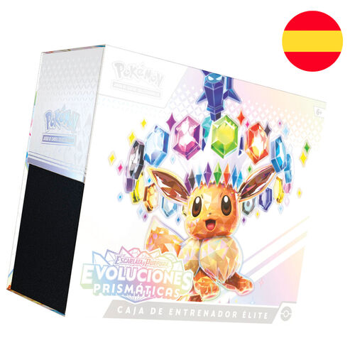 Spanish Pokemon Prismatic Evolutions collectible card game case