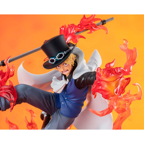 One Piece Sabo Fire Fits Rook Check Figuarts Zero Extra Battle figure 19cm