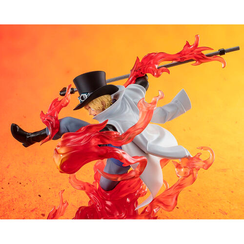 One Piece Sabo Fire Fits Rook Check Figuarts Zero Extra Battle figure 19cm