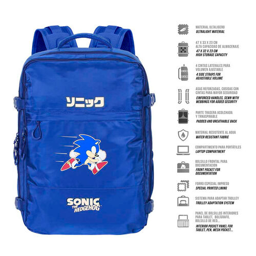 Mochila Sonic the Hedgehog 49cm