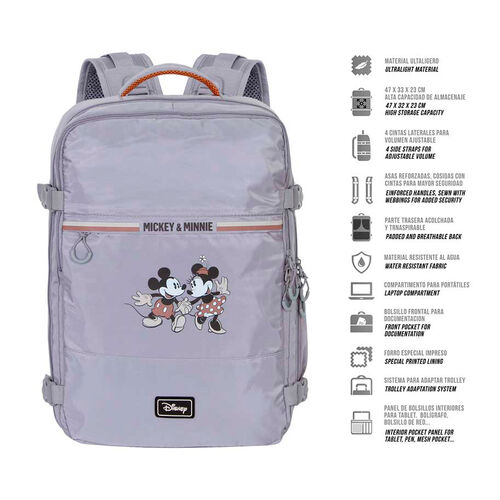 Mochila Minnie & Mickey Disney 49cm