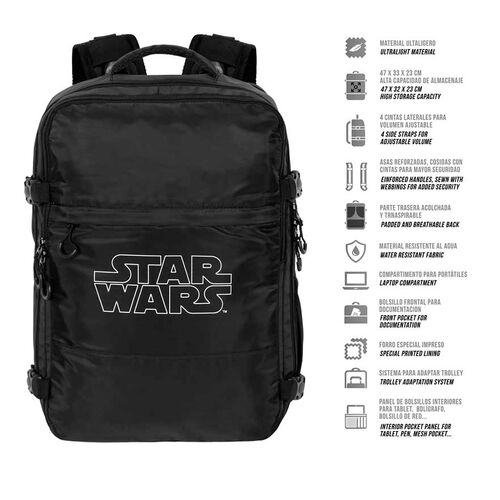 Mochila Logo Star Wars 49cm