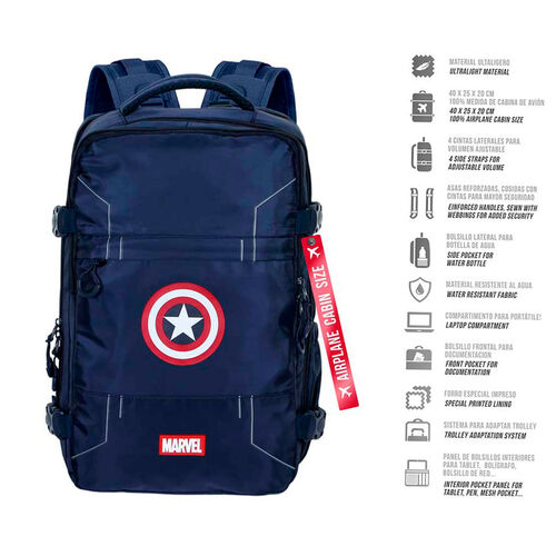 Mochila Capitan America Marvel 40cm