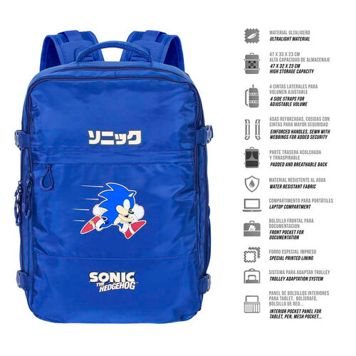 Sonic the Hedgehog backpack 40cm