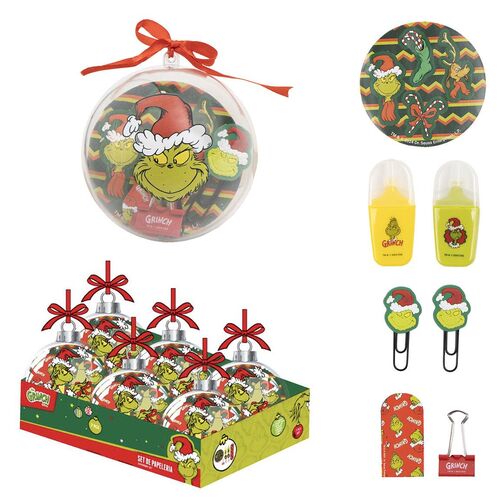 Bola navidad papeleria Grinch