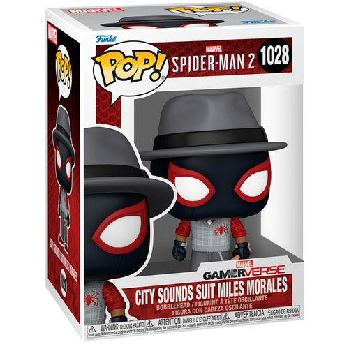 Figura POP Marvel Spider-Man 2 City Sounds Suit Miles Morales