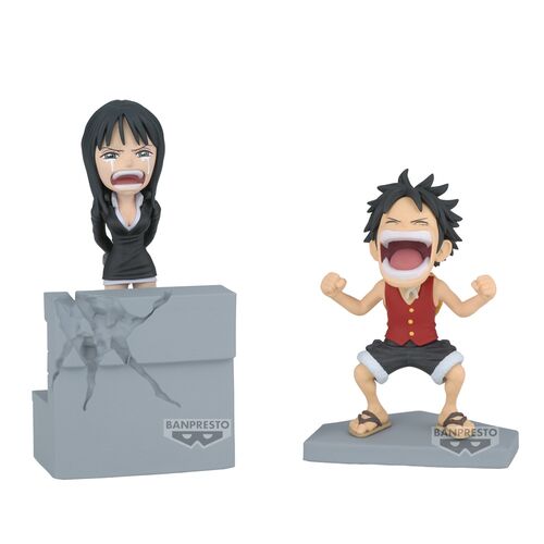 One Piece Luffy & Nico Robin World Collectable figure 10cm