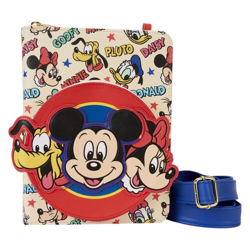 Loungefly Disney Classic Mickey and Friends crossbody journal