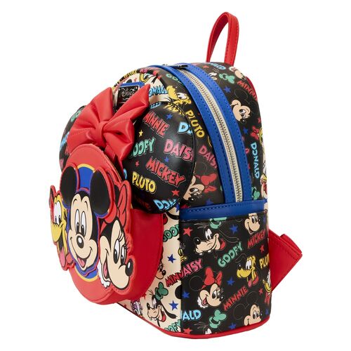 Mochila + diadema orejas Mickey and Friends Classic Disney Loungefly 26cm