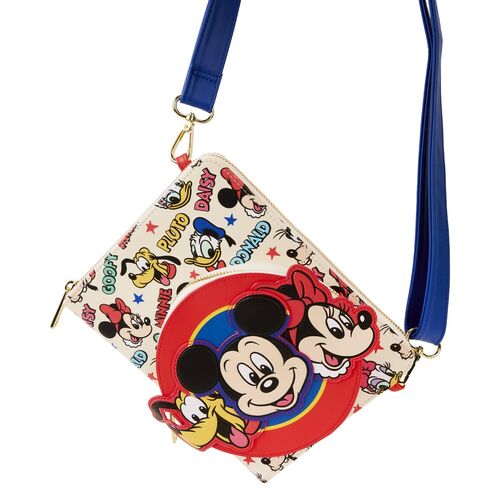 Loungefly Disney Classic Mickey and Friends crossbody journal