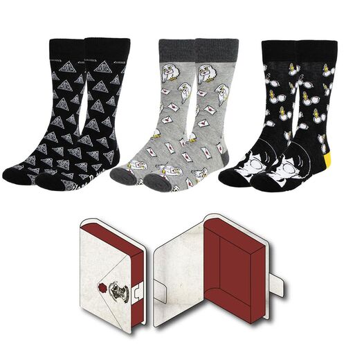 Set 3 calcetines Harry Potter