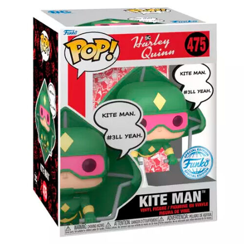 POP figure Deluxe DC Comics Harley Quinn Kite Man Exclusive