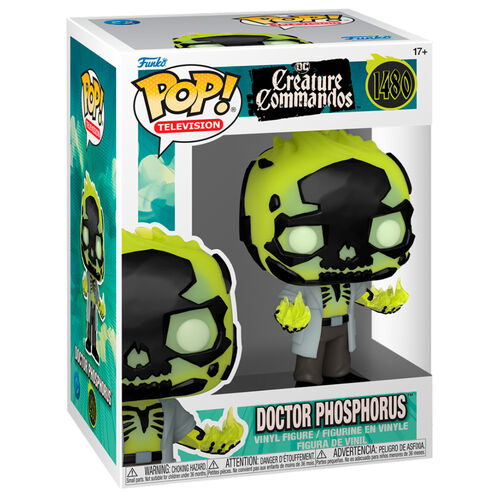 Figura POP DC Comics Comandos de Criaturas Doctor Phosphorus