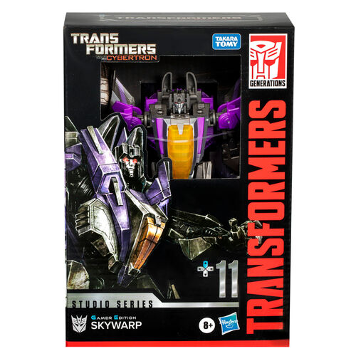 Transformers Cybertron Studio Series Gamer Edition Skywarp figure 16,5cm