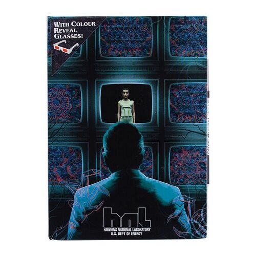 Stranger Things Laboratori A5 Notebook and pencil set