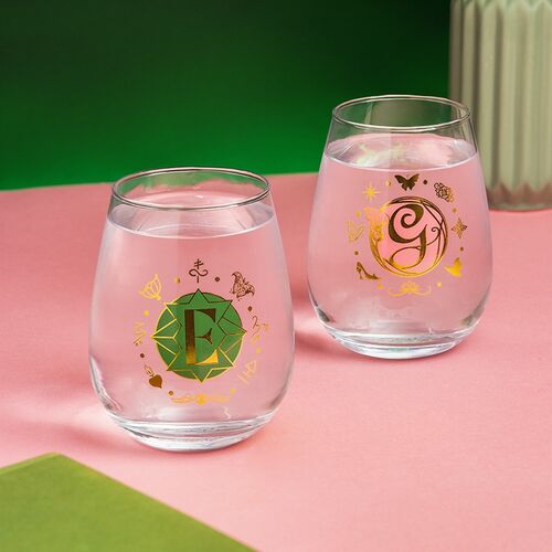 Wicked Set of 2 glass tumblers