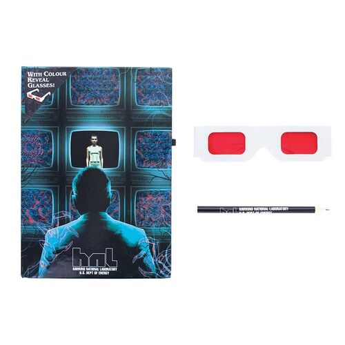 Stranger Things Laboratori A5 Notebook and pencil set