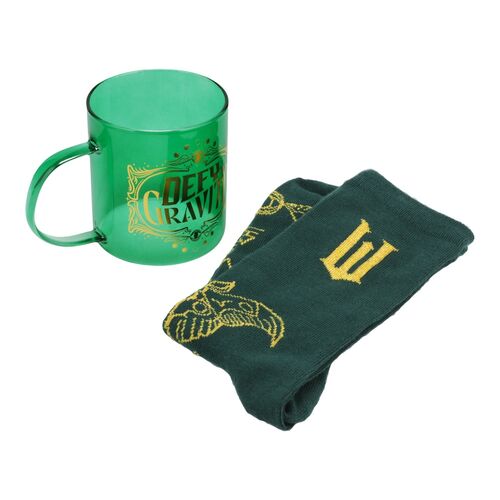 Wicked Elphaba Set Crystal Mug + socks