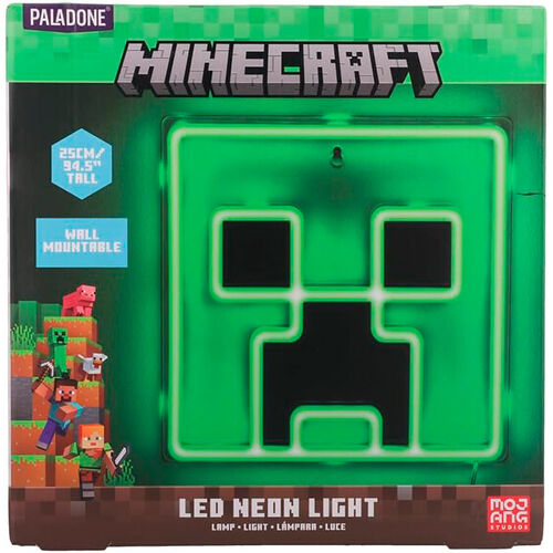 Minecraft Creeper LED Wall lamp 25cm