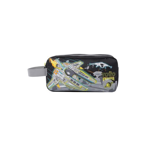 Spaceship double pencil case