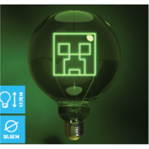 Minecraft Creeper LED Neon bulb