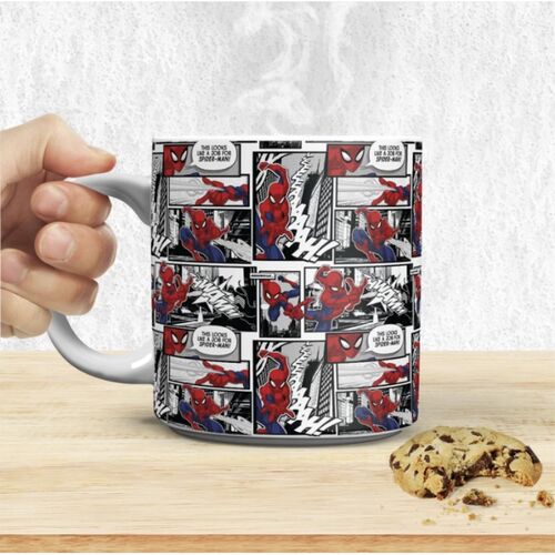 Taza Comic Spiderman Marvel 550ml